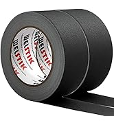 WELSTIK 2 Pack Black Gaffers Tape,2" X 33 Yards-10% Longer-Heavy Duty Gaffers Tape,Waterproof Mat...