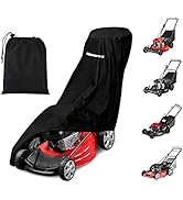 Outdoors Lawn Mower Cover, Heavy Duty 420D Lawn Mower Covers Polyester Oxford Outdoor Waterproof ...