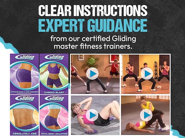 Each pair of discs comes with free streaming exercise videos