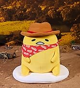 GUND Sanrio Gudetama The Lazy Egg Stuffed Animal, Gudetama Cowboy, Plush Toy for Ages 1 and Up, 9”