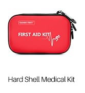 107 Pieces Hard Shell Small Medical Pouch Mini First Aid Kit