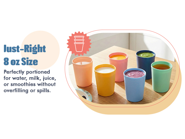 Small Reusable Cups –8 oz