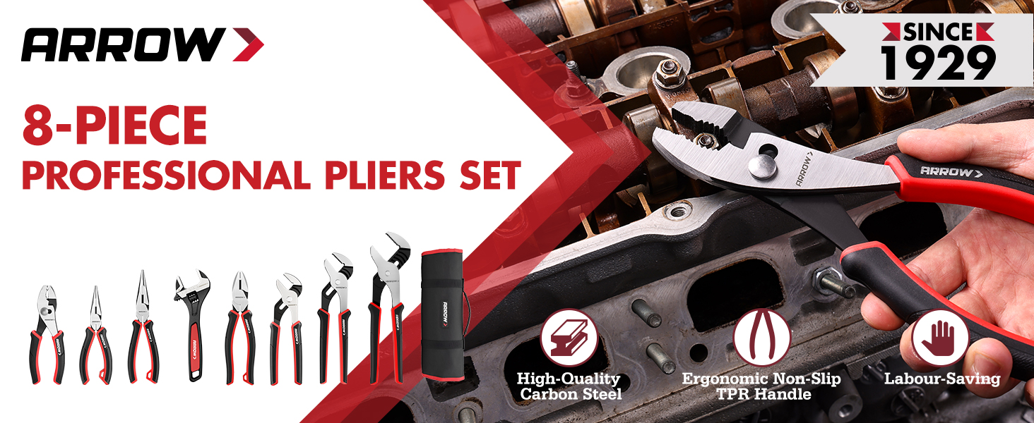 pliers tool set needle nose slip groove joint long nose christmas gift