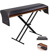 Shongbluu Piano Keyboard Cover, 88 Keys Dustproof Scratch-Proof Electric Piano Music Keyboard Cov...