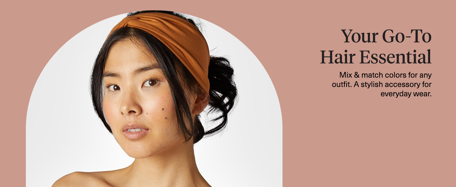 Kitsch Wide Headbands for Women Non Slip - Running Headbands for Girls