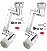 Longing Home 1080° Swivel Faucet Extender with 2 Function, Heavy Duty Rotating Sink Extension, Un...