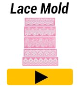 Beasea 5pcs Lace Molds for Cake Decorating