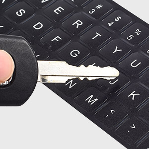 2PCS English Keyboard Stickers with Tweezer, Universal Replacement English Keyboard Stickers