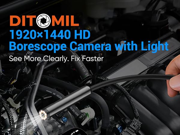 dual lens borescope