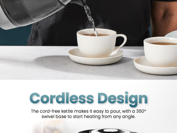 cordless design