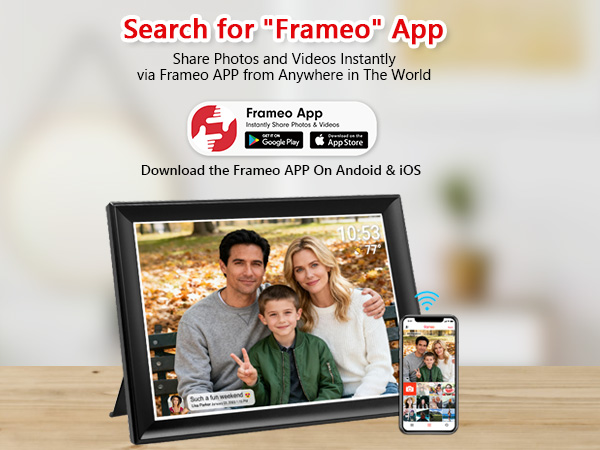 10.1 inch FRAMEO Digital Photo Frame Digital Picture Frame