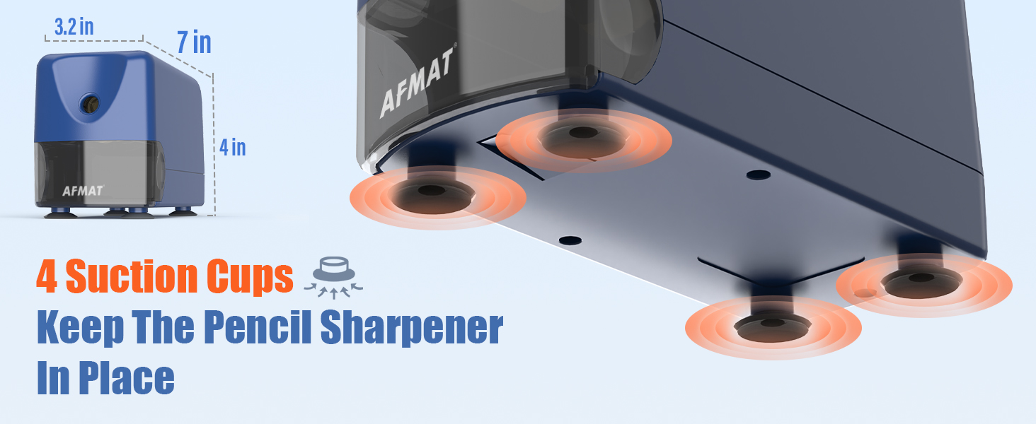 AFMAT PSD3 Pencil Sharpener for Classroom