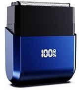 CLIKTAG Electric Foil Shaver for Men: Portable Electric Razor for Beard/Face - 3 Floating Blade L...