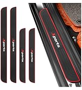 4PCS Car Door Sill Protector,Anti-Scratch & Waterproof Car Door Sills Scratch Protection,Universa...