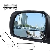 GIVEUBED Blind Spot Mirror, Framed Rectangular Blind Spot Car Mirror, Upgrade HD Glass Wide Angle...