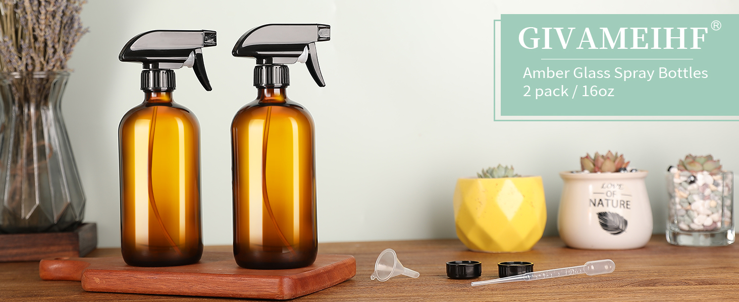 amber glass spray bottles 16 oz spray bottle amber glass spray bottle