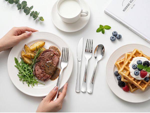Silver Plastic Silverware
