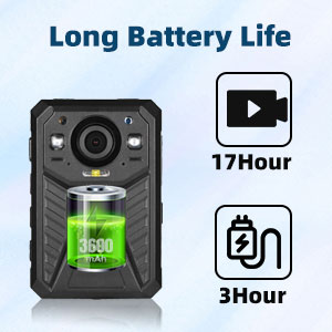 long battery life body camera