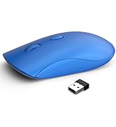 SHUNJINRUN Wireless Mouse for Chromebook, Laptop, PC, Macbook, Slim Portable Optical Computer Mou...
