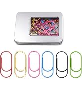 NELJIBEHU 50 Pcs Jumbo Planner Paper Clips 2 inch – Cute Fun Paper Clips, Gifts for Planner Lovers