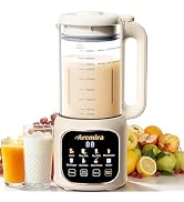 Arcmira 68oz Automatic 8-in-1 Nut Milk Maker, 10 Blades -No Soak, Self-Clean, Delay Start & Keep ...
