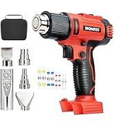 IRONFIST Heat Gun Cordless for Milwaukee M18 18V Battery Portable Hot Air Gun Two Temperature Set...