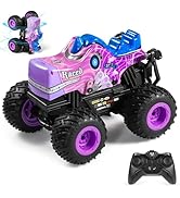 DYODYORC Remote Control Car, 2.4Ghz All Terrain Monster Truck, RC Truck with Music, 3 Lighting Ef...