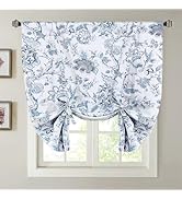 H.VERSAILTEX Thermal Insulated Blackout Curtain Adjustable Kitchen Tie Up Curtains Rod Pocket Pan...