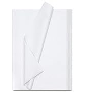 Simetufy Tissue Paper for Gift Bags, 115 Sheets of 14 x 20 Inches White Tissue Paper, Tissue Pape...
