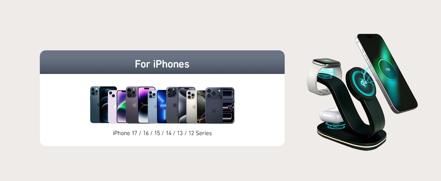 iphone and watch charging station phone and watch charger station for iphone