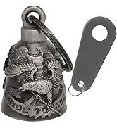 Dream Apparel Motorcycle Biker Bell W/ Motorcycle Bell Hanger, Motorcycle Accessories or Key Chai...