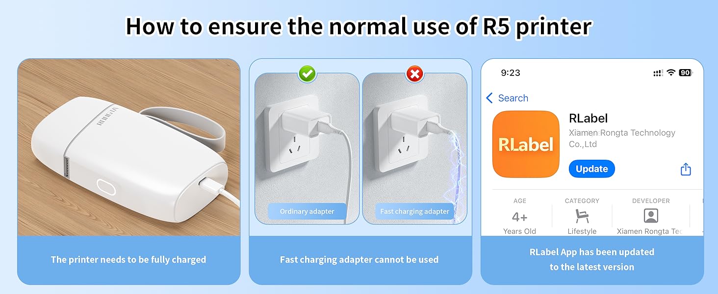 Rechargeable Label Maker