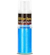 Go Ho Hair and Body Glitter Spray,Festival UV Glitter Effect Glitter Powder Makeup for Hair/Body/...