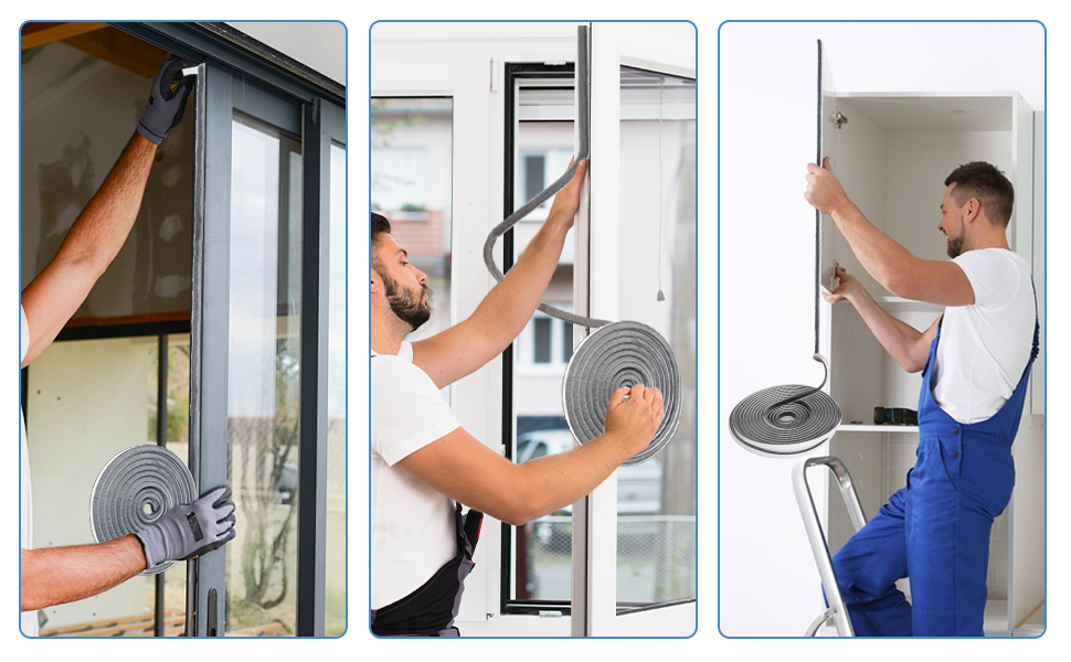 Window insulation for winter Self adhesive seal strip