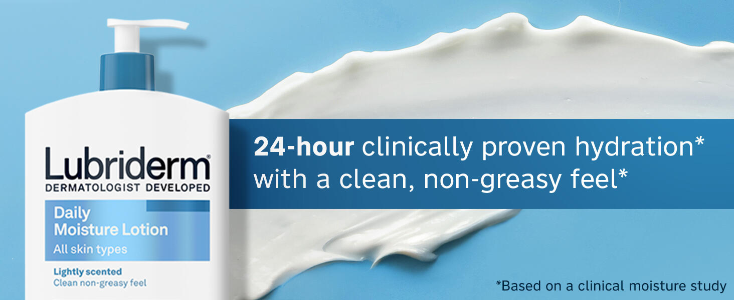 Lubriderm Advanced Therapy Lotion 48 hour clinically proven hydration clean non-greasy feel