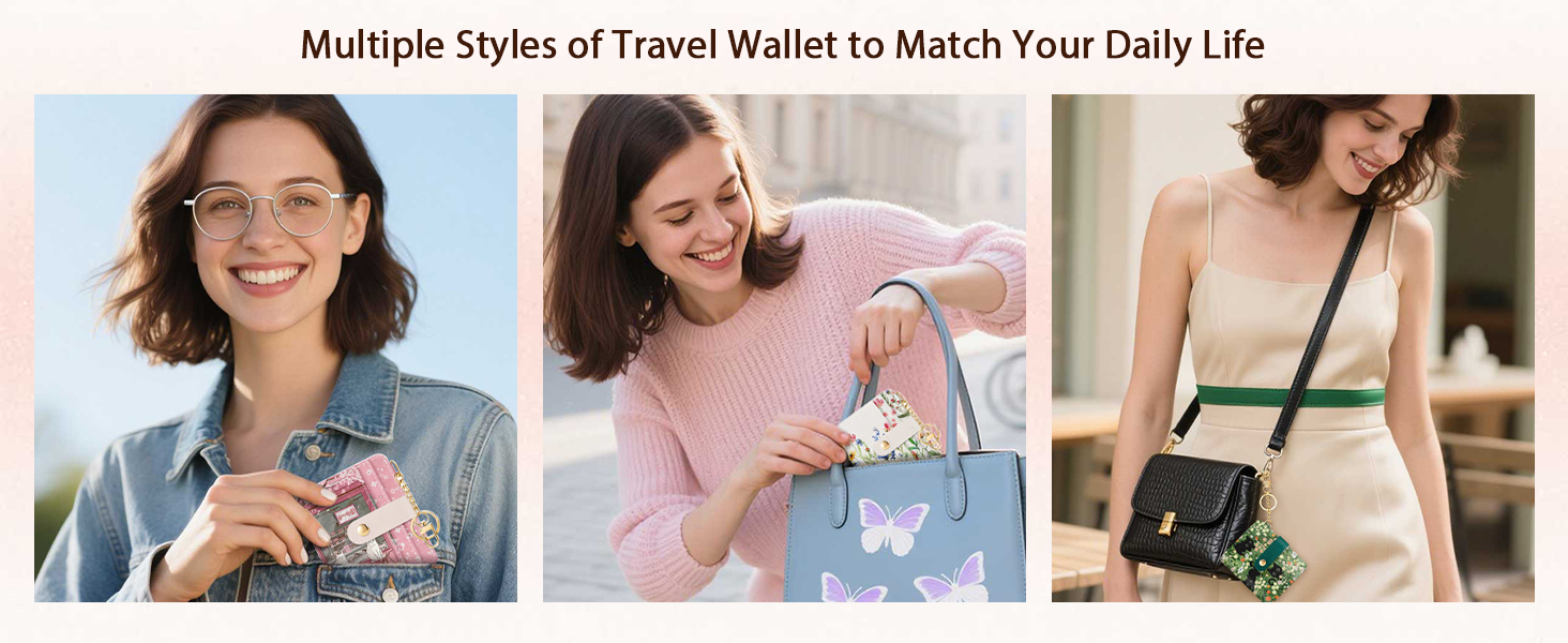 small compact wallet for women