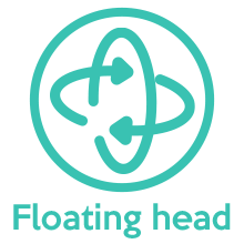 Floating head