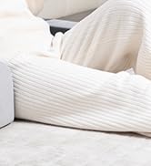 Vekkia 25" Extra-Large Reading Pillow for Tall Adults – 60° Ergonomic Wedge Back Pillow with Buil...