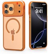 tesha for iPhone 17 Pro Max Case, Magnetic Phone Case with Selfie Fill Light & IR Hidden Camera D...