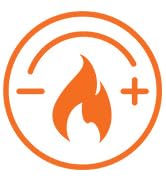 Precision Cook Adjustable Heat Flame