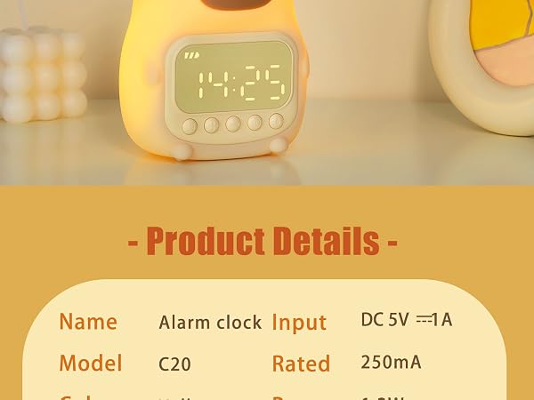 cute alarm clock