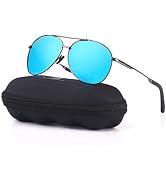 mxnx Aviator Sunglasses for Men Polarized Women UV Protection Lightweight Driving Fishing Sports ...