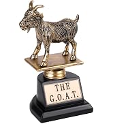 6" The Goat Trophy Award, FiiMan G.O.A.T Greatest of All Time Trophy, Funny Recognition Trophy, U...