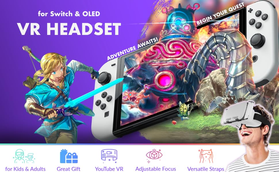 Orzly Nintendo Switch VR Headset