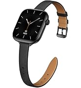 Adorve Compatible with Apple Watch Bands for Women 40mm 38mm 41mm 42mm, Dressy Seamless Soft Slim...