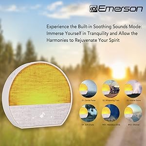 built in soothing sounds mode