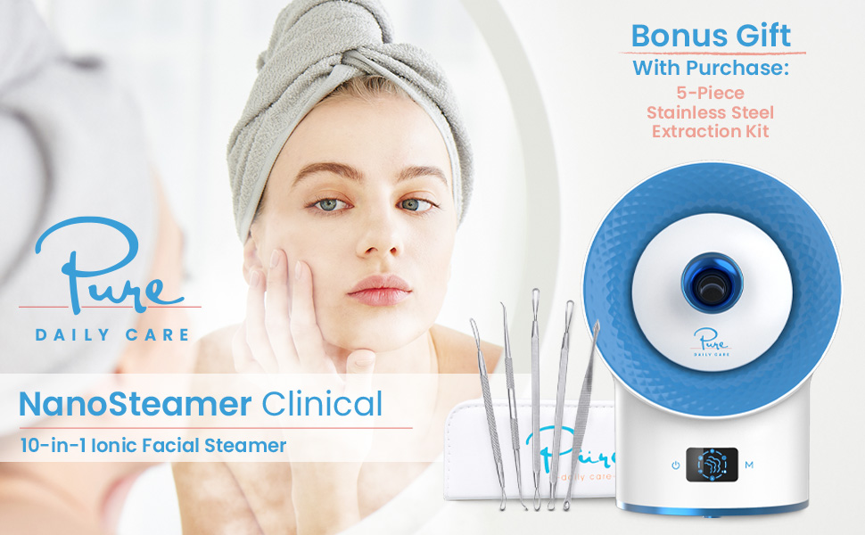 Nano Steamer Clinical and Logo, lifestyle image