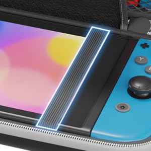switch case nintendo OLED carrying hand bag travel friendly gaming experience on the go gamer remote