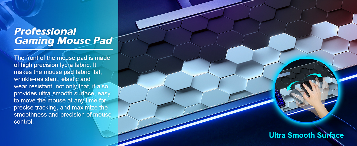 large gaming mouse pad