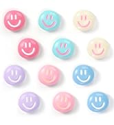 GOOZADA 12Pcs Fridge Magnet Cute,6 Colors Refrigerator Magnet, Resin Smile Face Decorative Magnet...